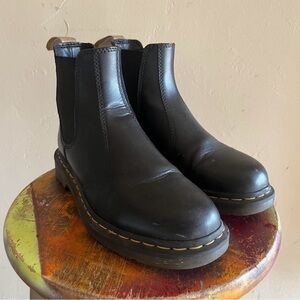 Vegan Dr. Martens Black Leather Men's Boots